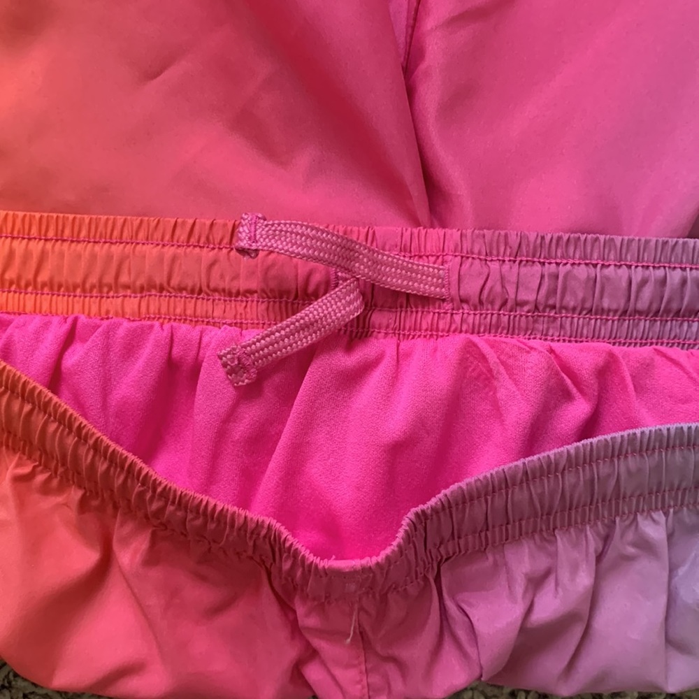 Adidas Girls Elastic Waistband Ombré Shorts - Picture 6 of 13